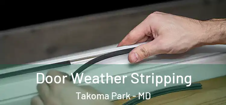 Door Weather Stripping Takoma Park - MD